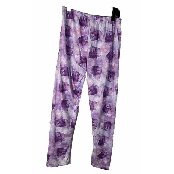 XL Girls Pj Place Purple Unicorn Pajama Pants Elastic Waist Made In Cambodia - Picture 1 of 4